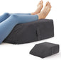 Leg Pillow Elevation Blood Circulation, Leg Elevation Pillows for After Surgery, Swelling, Leg Elevating Pillows with Cover and Handle, Leg Pillow for Pain Relief, 23.6×16.8×8Inch, Velvet Grey
