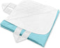 RMS Ultra Soft 4-Layer Washable and Reusable Incontinence Bed Pad - Waterproof Bed Pads with 4 Convenient Handles to Assist in Home Health Care, 34X54 Inch