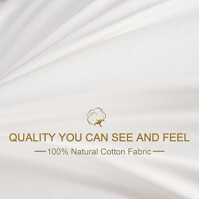 Goose Down Body Pillows for Adults, Large Body Pillow for Side Sleeper, Hugging Feather Body Pillow Insert, Cooling Full Length Long Pillow for Bed with 100% Organic Cotton Shell, (White 20"x60")
