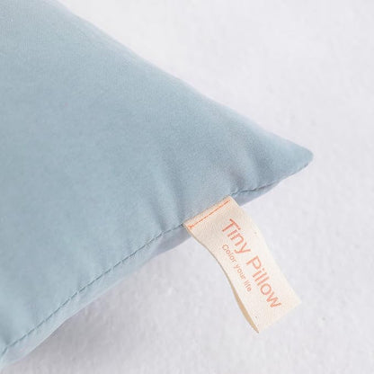 NTBAY Tiny Pillows, Down Alternative 7"x11" Microfiber Mini Pillow for Travel, Pets, Soft Machine Washable Small Pillows for Neck, Wrist, Lumbar and Knee, Sea Green
