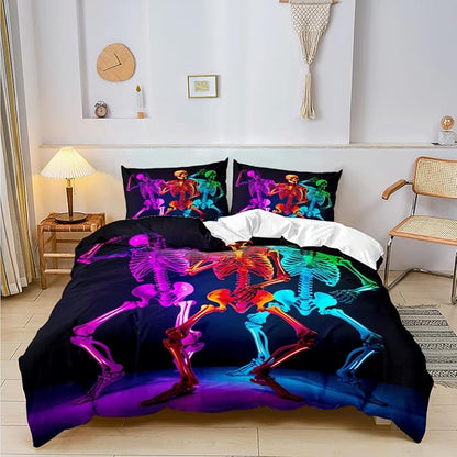 Microfiber Halloween Sheets Twin Set with A Pillow Cases Standard Size, Fitted Flat Sheet for Kids Girls Teens Adult Bedroom Decor,Pumpkin Sheets Bed Sheets Floral Petal Country Bedding Décor
