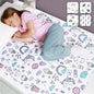 Hygge Sheets® Potty Training Pee Pads for Kids, Toddlers - 2 Pack - 100% Waterproof, Non Slip Bed Wetting Pad for Twin Beds - Washable, Reusable Mattress & Sheet Protector - Unicorn
