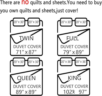 CVHOUSE Space Dinosaur Bedding Set for Boys Kids Teens, Queen Size, 3 Piece - 1 Duvet Cover 2 Pillowcases, Boy's Bedroom Decor