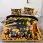 Italian Brainrot Bedding Duvet Cover Set,Funny Fusion AnimalsTwin Full Queen King Comforter Cover Bedding Set for Kids Boys Bed Decor Gifts ﻿ (Color 15,Full (80" x 90"))