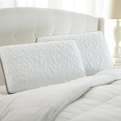 Perfect Cloud Double Airflow Ventilated Memory Foam Bed Pillow for Sleeping - 5.5-inch Breathable Cooling Medium-Loft (Standard)