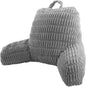Reading Pillows for Sitting in Bed Adult, Back Rest Pillow for Sitting Up in Bed and Couch, Back Support Chair Pillow Support for Adult Backrest Pillows for Reading (Dark Grey)