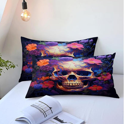 Christmas Bed Duvet Cover Set Queen Sizewith 2 Pillowcases for Kids Girls Teens Adult Bedroom Decor