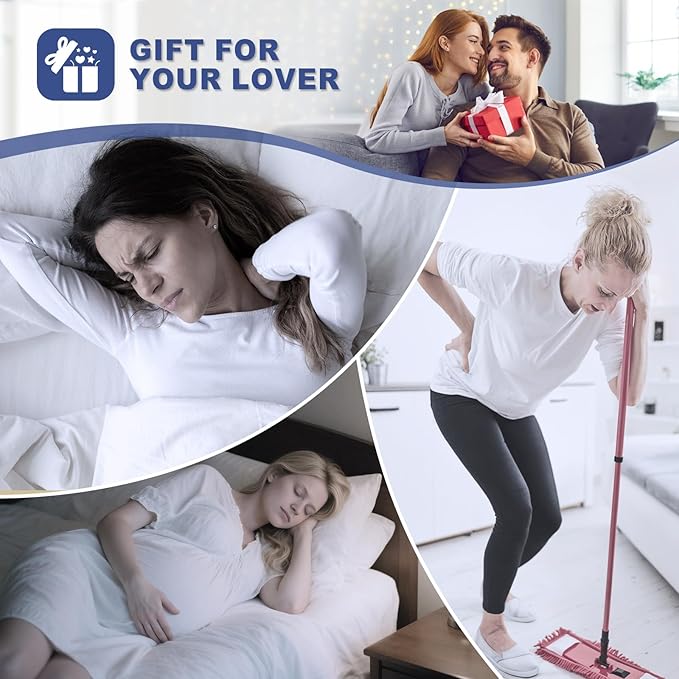 6PCS Multi-Functional Bed Wedge Pillow Kit - 7-in-1 Orthopedic Support for Back/Neck/Legs, Post Surgery Recovery & Sitting Up in Bed, Post Surgery Foam for Body, White Grey