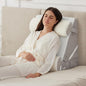 4PCS Wedge Pillow Set for After Surgery, Adjustable 9&12 Inch Bed Wedge Pillow for Sleeping, Incline Pillow Wedge for Headboard, Post Surgery, Acid Reflux, Neck&Back Support, White/Grey