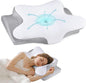 Cervical Neck Pillow for Sleeping - Ergonomic Side Sleeper Pillow for Pain Relief, Contour Cervical Pillow for Neck Support, Orthopedic Memory Foam Pillows Bed Pillow for Side Back Stomach Sleeper