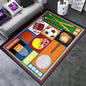Sports Rugs for Boys Bedroom - Football & Soccer, Baseball, Basketball Rug for Boys Bedroom Decor Kids Carpet Soccer Carpet for Living Room Playroom Floor Mat Home Decor, 2.5x4 Feet