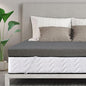 VALUXE 3 Inch Gel Memory Foam Mattress Topper Twin Size High Density Cooling Pad Pressure Relief Bed Topper Grey (with Removable & Washable Bamboo Cover)