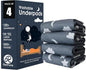 Retrona® Washable Underpads 34" x 52" Pack of 4 Heavy Absorbency Reusable Bedwetting Incontinence Pads for Adults, Kids, & Pets - Waterproof Protective Pad for Bed, Couch, Sofa, Floor (4 Pack - 34x52)