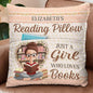 Pawfect House Custom Pocket Pillow (Insert Included), Personalized Bookish Gifts for Book Lovers, Bookworms, Readers, Chapters of Happiness, Throw Pillows for Book Lovers Gifts, Bedroom Decoration