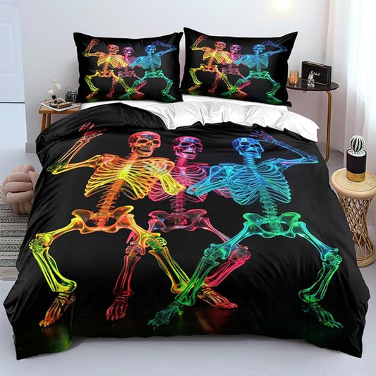 Microfiber Halloween Sheets Twin Set with A Pillow Cases Standard Size, Fitted Flat Sheet for Kids Girls Teens Adult Bedroom Decor,Pumpkin Sheets Bed Sheets Floral Petal Country Bedding Décor