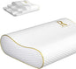 Royal Therapy Memory Foam Pillow, Queen Neck Pain Relief, Contour Cervical Pillow, for Neck and Shoulder Pain, Side, Back and Stomach Sleeper, 24x14x5 inches