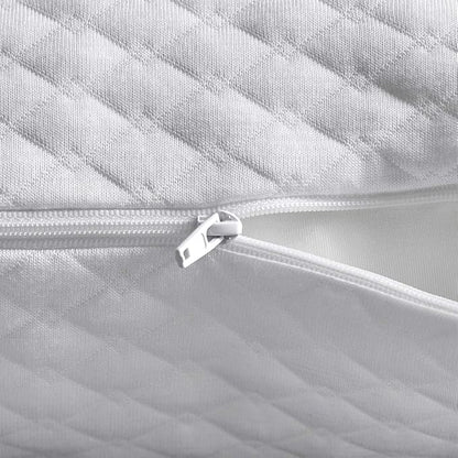 NTCOCO Shredded Memory Foam Bed Pillows for Sleeping Standard Size Set of 2, with Washable Removable Hypoallergenic Sleep Pillow for Back and Side Sleeper