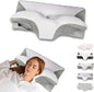 Cervical Pillow for Neck Pain Relief, Ergonomic Contour Orthopedic Pillow for Sleeping Shoulder Pain & Support, Cozy Memory Foam Ice Feel Neck Pillow for Side Back Stomach Sleeper(Dark Grey)