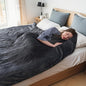 Electric Heated Blanket Twin Size 62”x84”,Soft Warmth Cozy with 5 Heating Settings 10 Hours Auto-Off, One Touch Operation, Machine Washable, Dark Gray