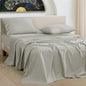 URBANHUT 1000 Thread Count Egyptian Cotton Sheets Queen Size, Breathable Long Staple, 4 Pc Bed Sheet Sets, Luxury Hotel Sateen Sheets Fits 16" Deep Pocket - Silver Grey