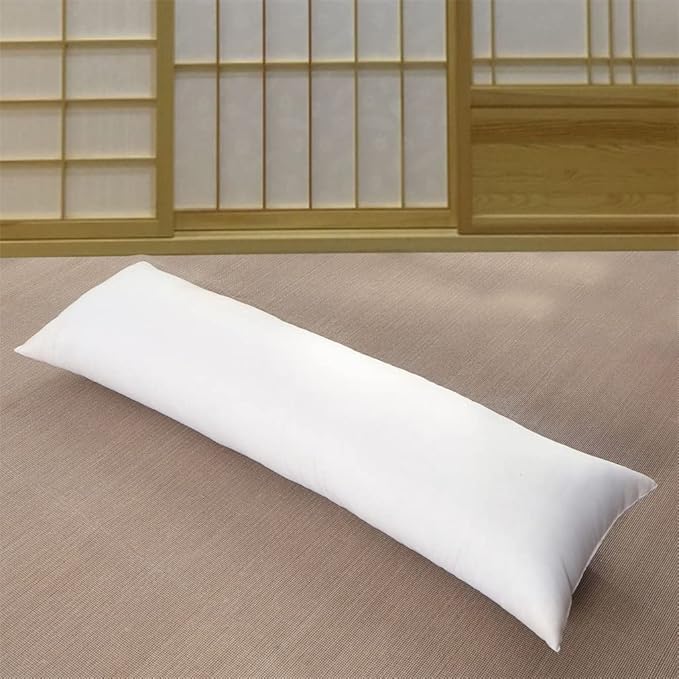 60x180cm Long Dakimakura Hugging Body Pillow Core - White Inner Pillow Insert