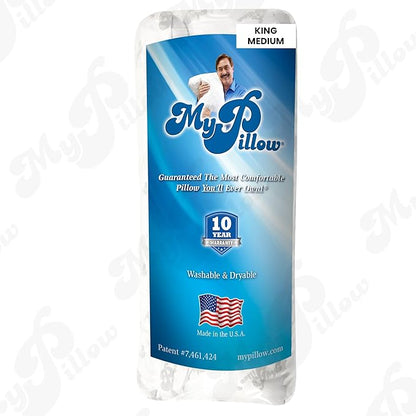 MyPillow Bedding Bed Pillows for Sleeping King Size, Gusseted for Back, Stomach or Side Sleepers - My Pillow Premium Pillow [King, Medium]