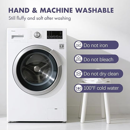 Heated Blanket Twin Size 62" x 84" - Soft Cozy Flannel Sherpa Electric Blanket Twin with 5 Heating Levels & 10 Hours Auto Off, Machine Washable and Ideal Gift for Grandma (Purple)