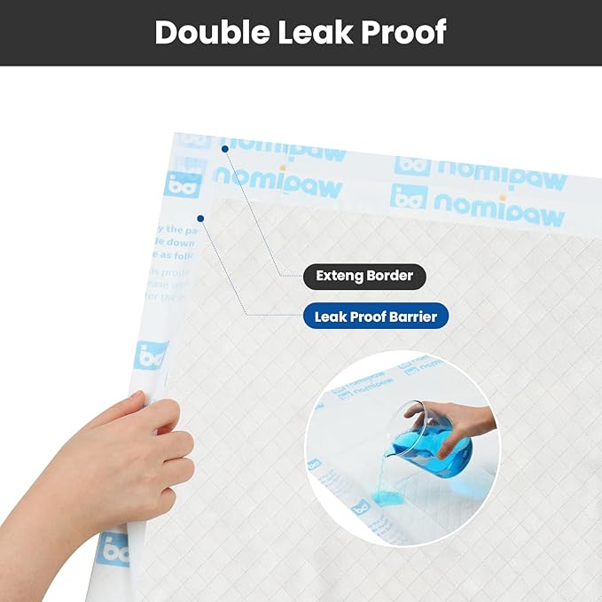 Disposable Leakproof Absorbency Underpads, 28"x39" Large Incontinence Pads with Quick Drying for Baby, Adults, Puppy, Dog Bed Pee Pads, 25 Count