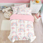 SANDJEST Rainbow Duvet Cover Sets Full Size for Kids Girls, Incude 1 Polyester Comforter Cover 80x90 Inches and 2 Pillowcases 20x26 Inches, Comforter Not Included, Gift for Christmas Birthday