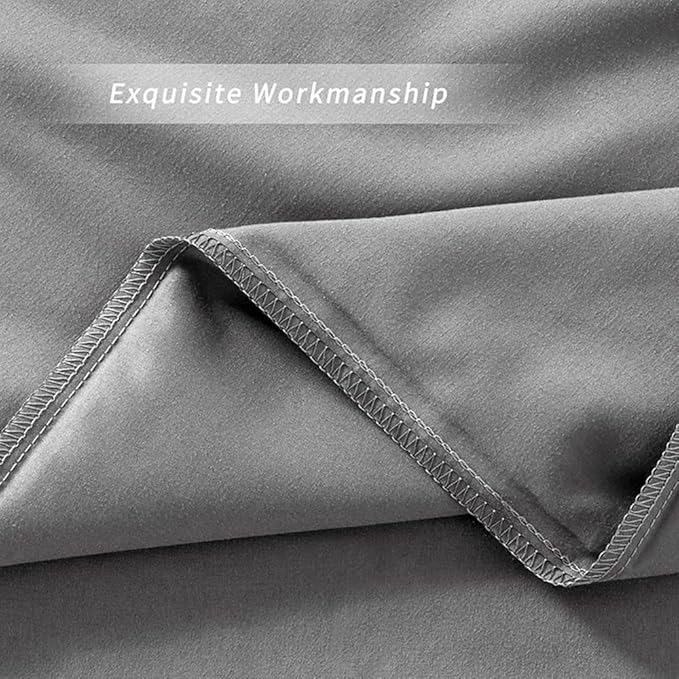 2 Pack Body Pillowcase 20 x 48 Inches Soft Comfortable Not Shrink Microfiber Body Pillow Cover, Dark Gray Body Pillow Cover with Hidden Zipper Closure