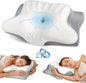 Cervical Neck Pillow for Pain Relief - Ergonomic Memory Foam Pillows for Sleeping, Cooling Side Sleeper Pillow for Neck Support, Contour Orthopedic Bed Pillow for Back Stomach Sleepers
