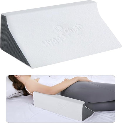 Side Wedge Pillow for Sleeping, Side Sleeper Body Back Positioners for Back Pain, Preventing Bedsores, After Surgery, Pregnancy Support, Ankle Support, Bed Wedge Pillow for Side Sleepers