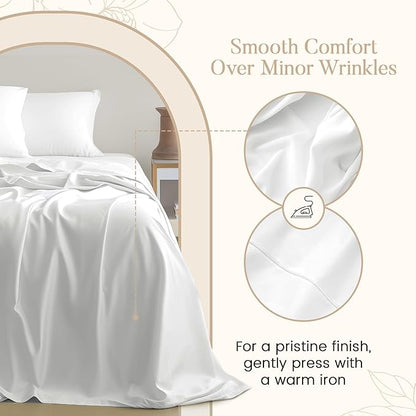 CHATEAU HOME COLLECTION 100% Egyptian Cotton Sheets Twin Size, Soft & Comfy Breathable 800 Thread Count Deep Pocket Sheets for All Seasons, Machine Washable No Pill Thick Cotton Bed Sheet - Burgundy