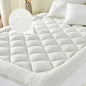Mattress Topper Queen for Back Pain Thick Mattress Pad Cover Protector Sherpa Plush Pillow Top Down Alternative Fill Mattress Cover with 8-22 Inch Deep Pocket