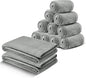 IR Imperial Rooms Fleece Blanket 12 Pack Twin Size 60 x 80 Inches - Soft Fluffy Throw Blanket for Sofa and Bed - Warm and Cozy Lightweight 400 GSM Microfiber Bed Throws Blankets (Twin, Light Grey)