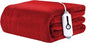 Electric Heated Blanket 72"x84" Full Size - 4 Heat Levels, 10H Auto Shut Off, Ultra-Soft Coral Fleece Heated Blanket with Overheat Protection, Fast Heating, Machine Washable - Red