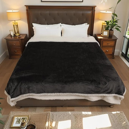 Electric Heated Blanket Twin Size - 62"x84", Soft Flannel Heating Blanket, 10 Heating Levels, 1-12 H Auto Shut Off, Breathable Warm and Washable for Bed, Dark Grey