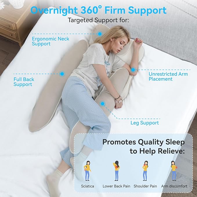 Daneey Adjustable Wedge Pillow for Acid Reflux, Snoring & Shoulder Pain Relief – Ergonomic Side Sleep Support Cushion with Arm Rest and Soft Neck Wedge for Short Rest, Recovery, or Relaxation