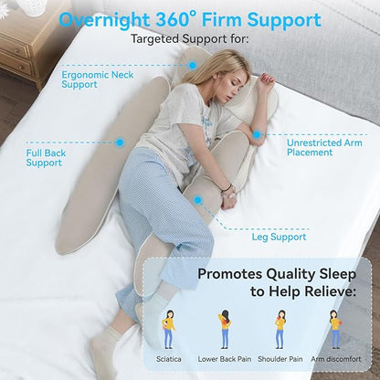 Daneey Adjustable Wedge Pillow for Acid Reflux, Snoring & Shoulder Pain Relief – Ergonomic Side Sleep Support Cushion with Arm Rest and Soft Neck Wedge for Short Rest, Recovery, or Relaxation