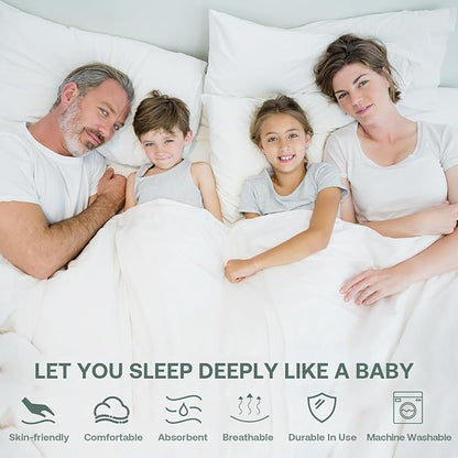 39"x75" Twin Waterproof Mattress Protector for Kids, 9" Deep, Zippered Mattress Encasement Cover with Breathable Premium Terry Top Fabric