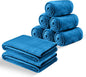 IR Imperial Rooms Fleece Blankets Queen Size 90x90 Inches- 8 Pack - Super Soft Fluffy Throw Blanket for Sofa and Bed - Warm and Cozy Lightweight 400 GSM Microfiber Bed Throws Blankets (Queen, Teal)