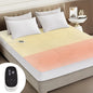 Multizone Waterproof Heated Mattress Pad, Individual Body & Feet Electric Mattress Bed Warmer 9 Heat Settings, 1-12 Hours Auto Off, Deep Pocket, Fast Heating, Machine Washable, Full, 54" x 75"