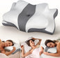 Cozyplayer True Cooling Cervical Neck Pillow for Pain Relief, Ergonomic Side Sleeper Pillow for Neck Support, Odorless Orthopedic Contour Memory Foam Pillows, Bed Pillow for Back Stomach Sleeper