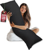 Utopia Bedding Full Body Pillow for Adults (Black, 20 x 54 Inch), Long Pillow Insert for Sleeping, Ideal for Side Sleepers