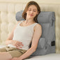 Sasttie Wedge Pillow Set for After Surgery, 3PCS Adjustable Bed Wedge Pillow Headboard with Memory Foam Neck Cushion – for Acid Reflux, Sleeping, Neck & Back Support, Velvet & Light Grey