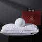 L LOVSOUL Goose Feather Down Pillow Standard Size of 1,Ultra Soft 100% Organic Cotton Fabric, 700TC,800 Fill Power, Luxury Hotel Collection Bed Gusseted Pillows for Back, Stomach or Side Sleepers