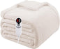 Electric Heated Blanket Full Size 72"x84", Soft Flannel with Overheat Protection, 6 Adjustable Heat Settings & 10-Hour Auto-Off Timer, Fast Heating for Winter Comfort, White
