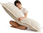 HIGOGOGO Body Pillow for Adults, Thickened Memory Foam Long Bed Pillow, Breathable Full Body Pillow with Removable Pillow Cover (20x54 Inch)