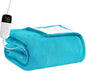 BOMOVA Heated Electric Blanket Twin - 62" x 84" Heating Blanket with 10 Heating Levels & 8 Hours Auto Off, Warm Flannel Blanket, Christmas Birthday Gifts for Women