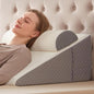 2PCS 12" Wedge Pillow with Adjustable Pillow, Wedge Pillow for Acid Reflux and Back Pain Relief, Snoring, Bed Wedge Pillow for Sleeping After Surgery. Triangle Pillow Wedge, Cooling Memory Foam Top